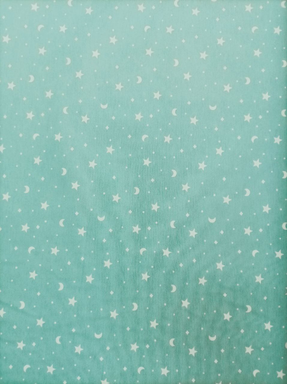 Loneta Española Verde Jade/Estrella Punto Luna