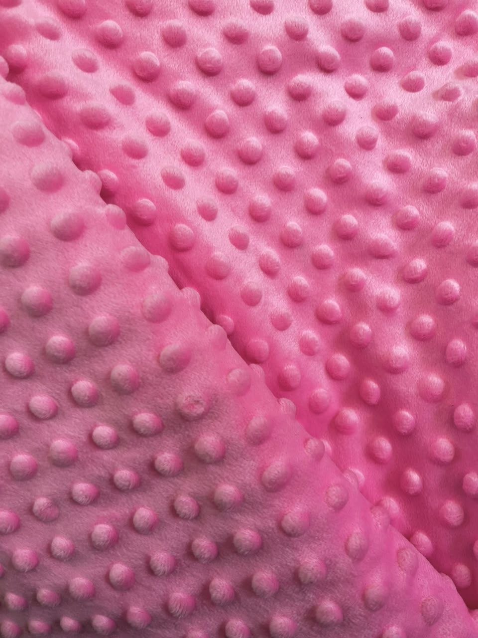 Minky Bubble Rosado