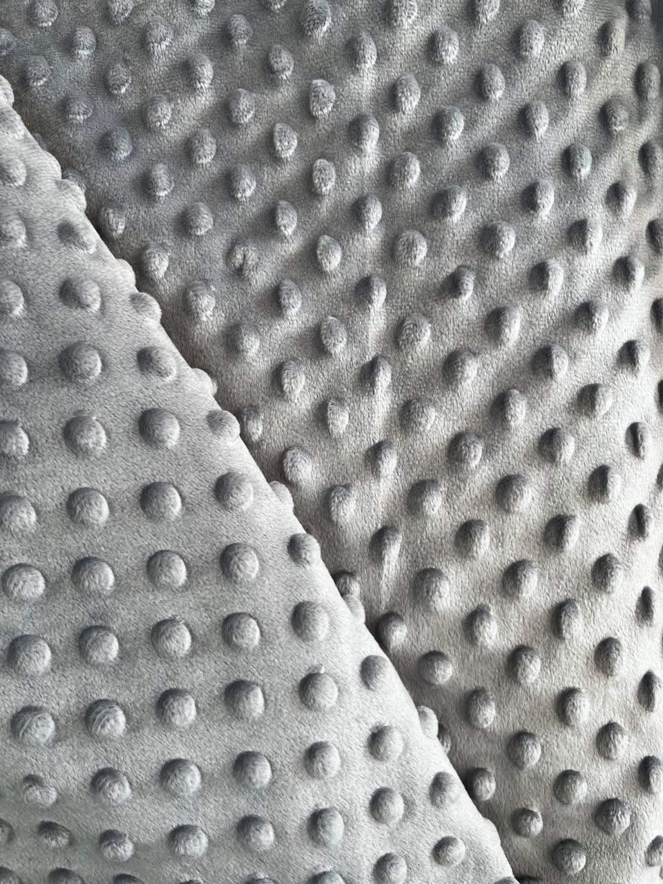Minky Bubble Gris