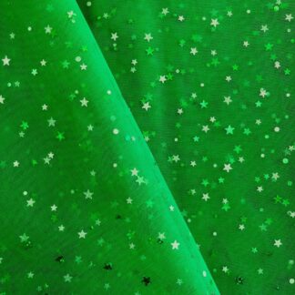Tull Glitter Verde Navidad