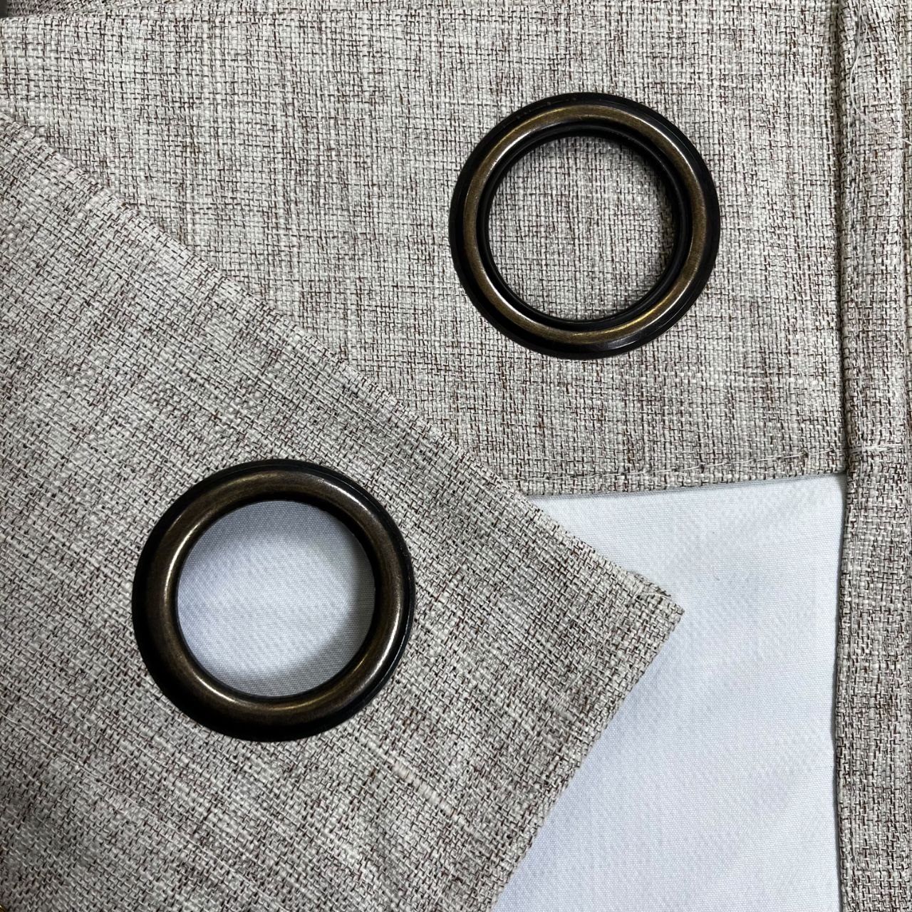 Cortinas Blackout Beige 140X220cm 2 Paños